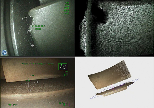 使用工業(yè)內(nèi)窺鏡測量航空發(fā)動機葉尖與機匣間隙的應(yīng)用